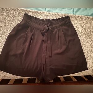 Black high waisted shorts